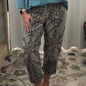 Stylish Embroidered Pants
